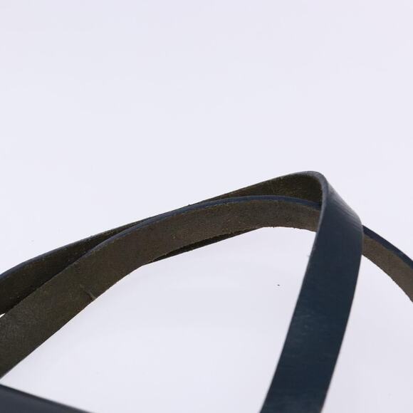 FENDI Zucchino Canvas Mamma Baguette Hand Bag Navy Silver - Picture 8 of 14